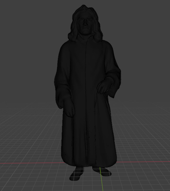 Isaac Newton 3D print model_15