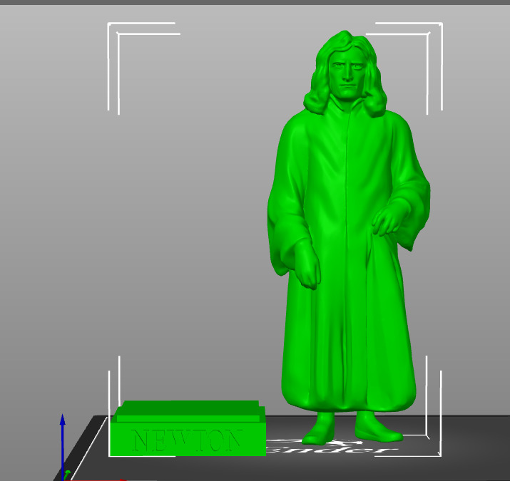 Isaac Newton 3D print model_16