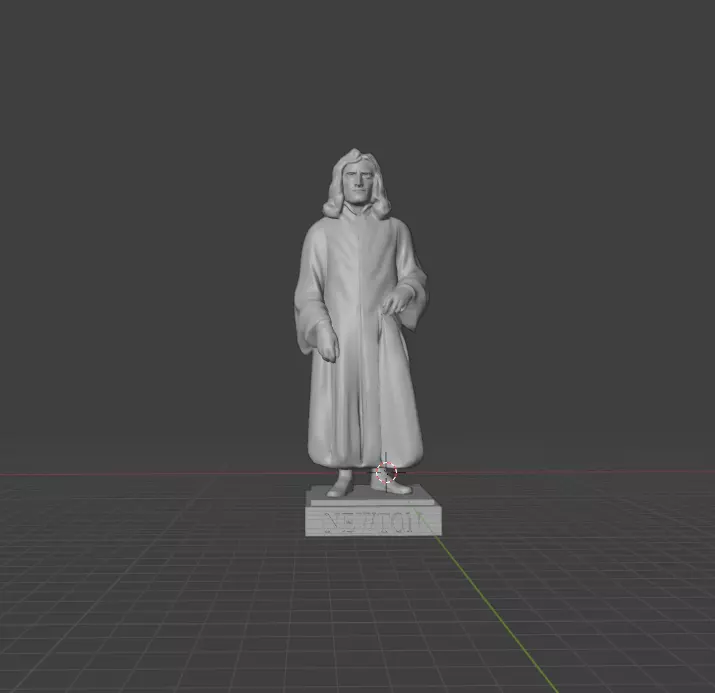 Isaac Newton 3D print model_0