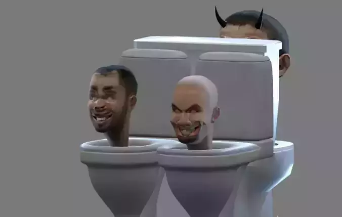 Triple Toilet