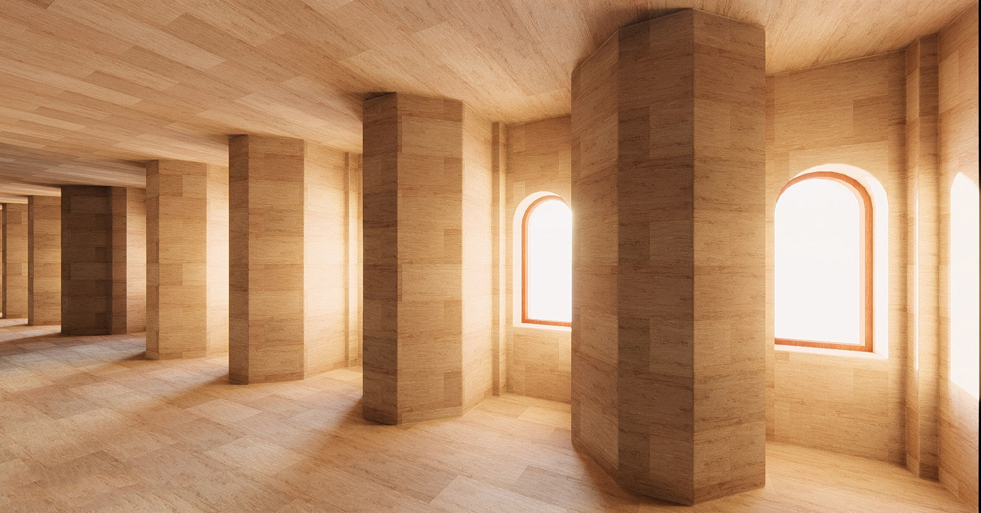 Anitkabir Detailed Low Poly Model and 2 Floor Plan dwg Low-poly 3D model_12