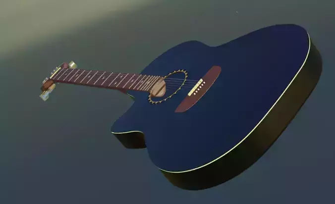 guitar of black color 