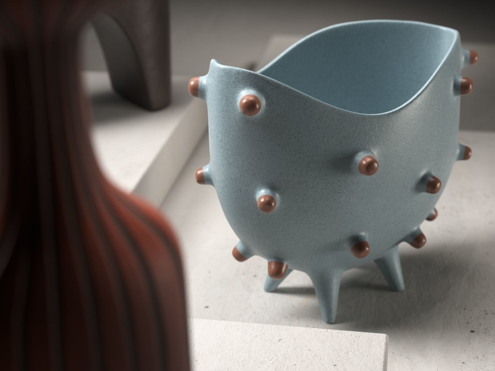 Vase Set 146 3D model_2