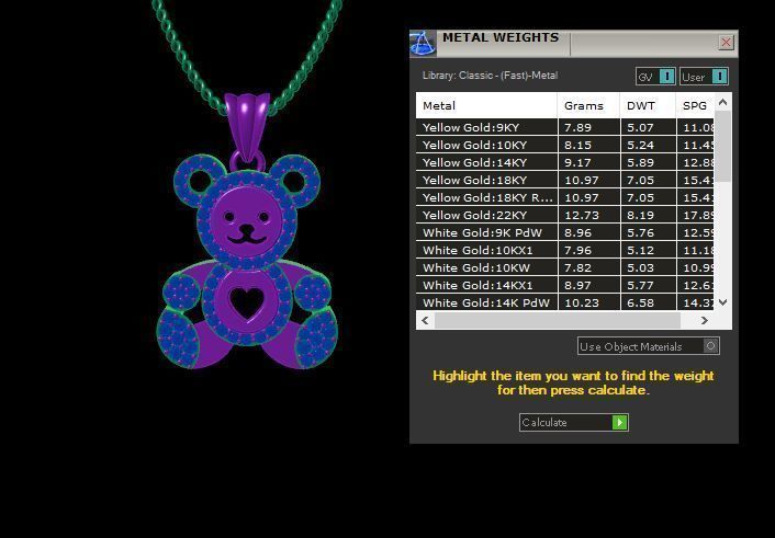 Bear Pendant 3D print model_5