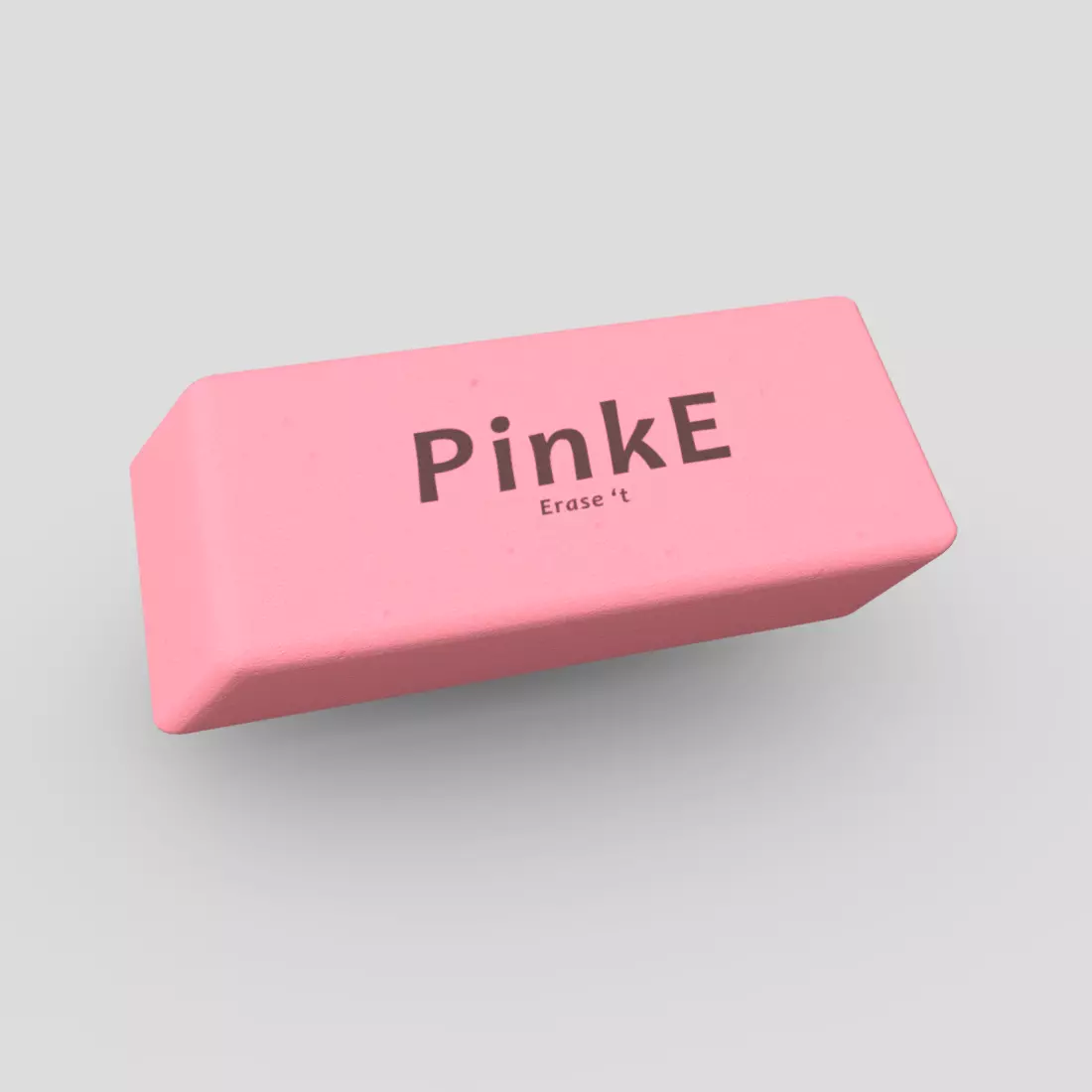 CC0 - Pink Eraser Free low-poly 3D model