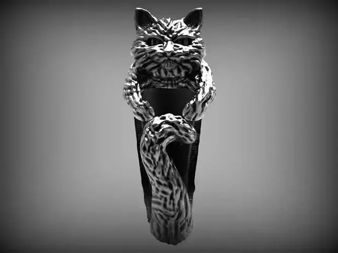 Cat Ring for 3D printing