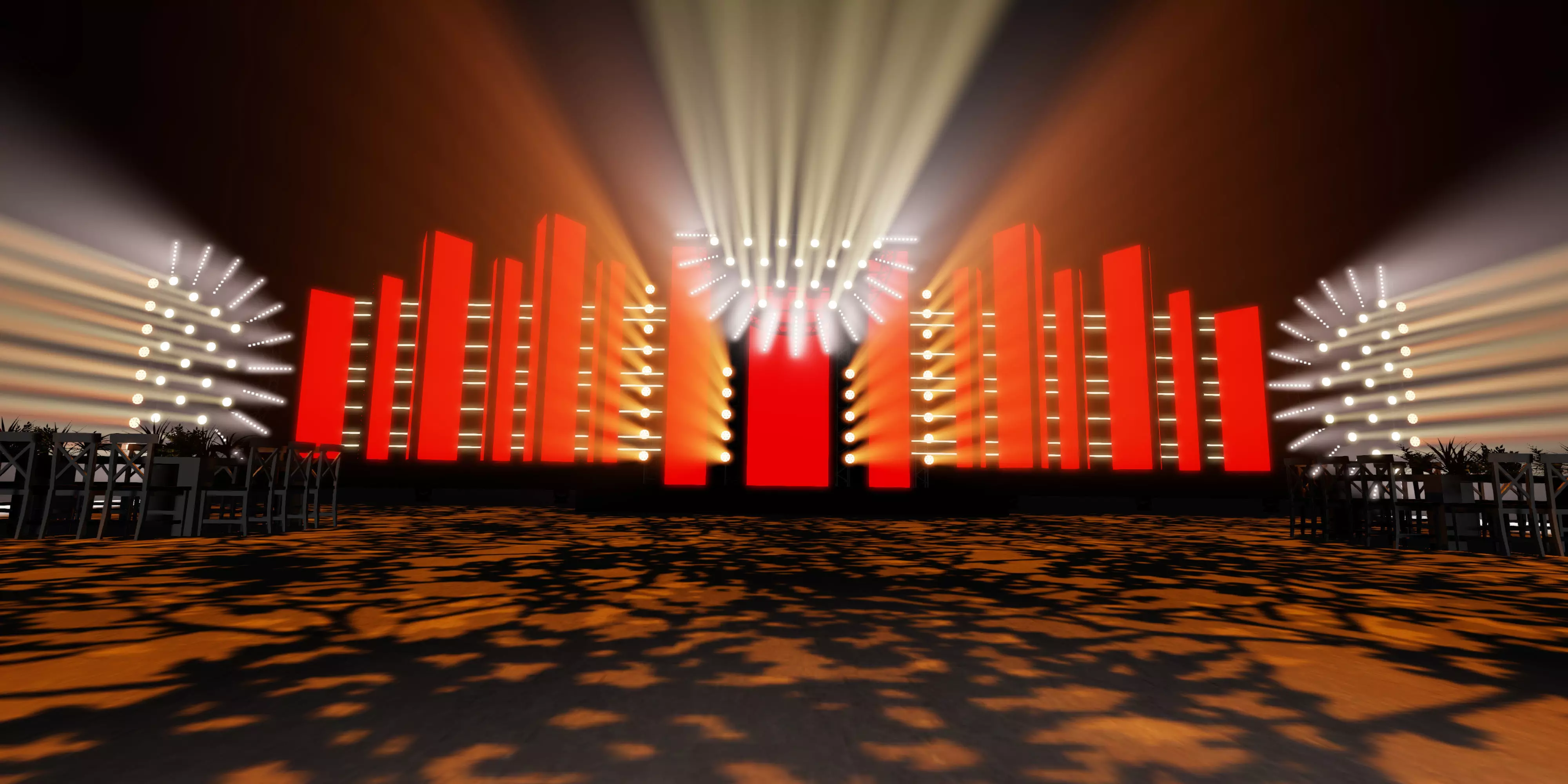 3D stage design  3D print model_0