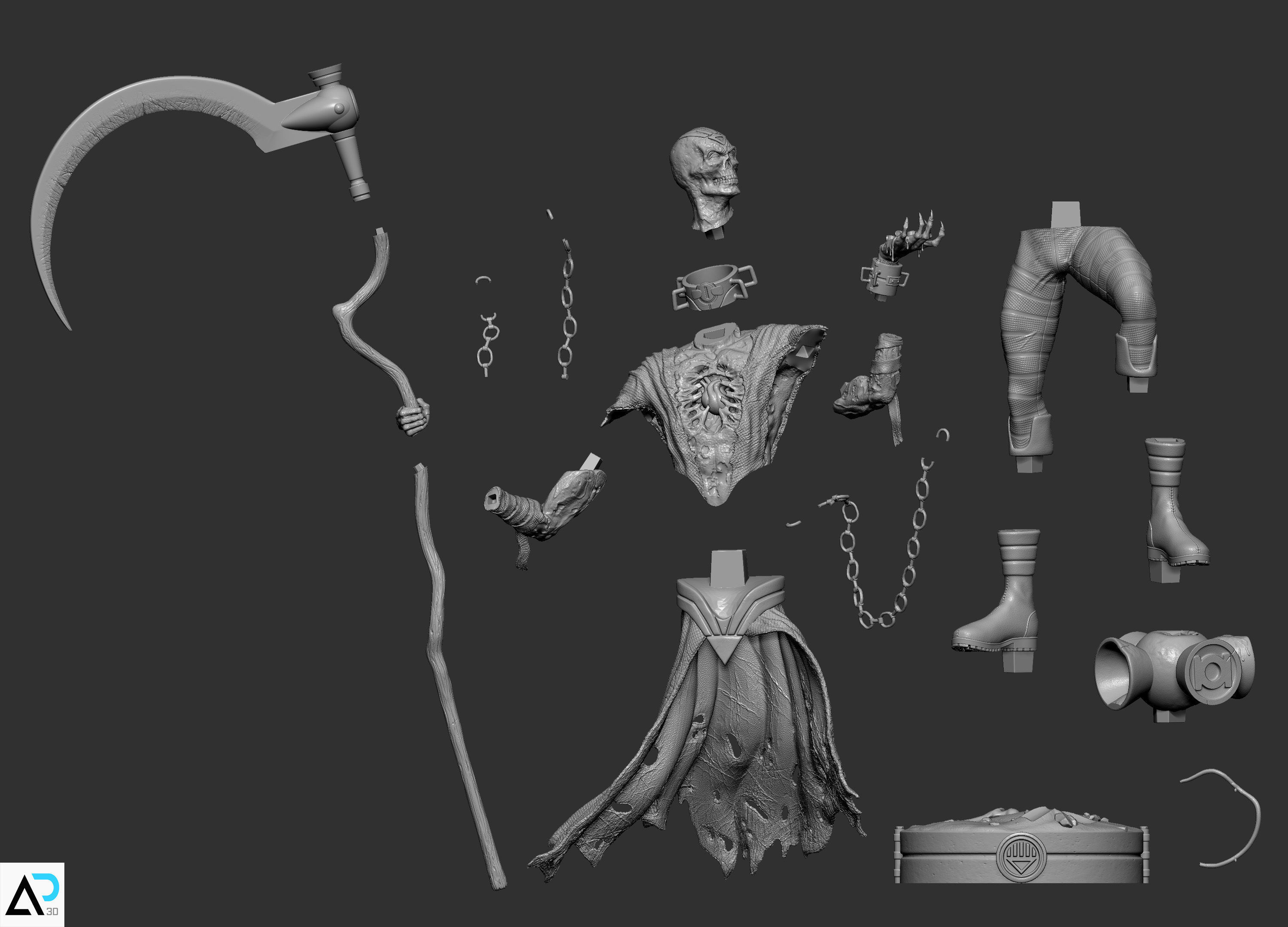 Nekron 3D Print Model 3D print model_7