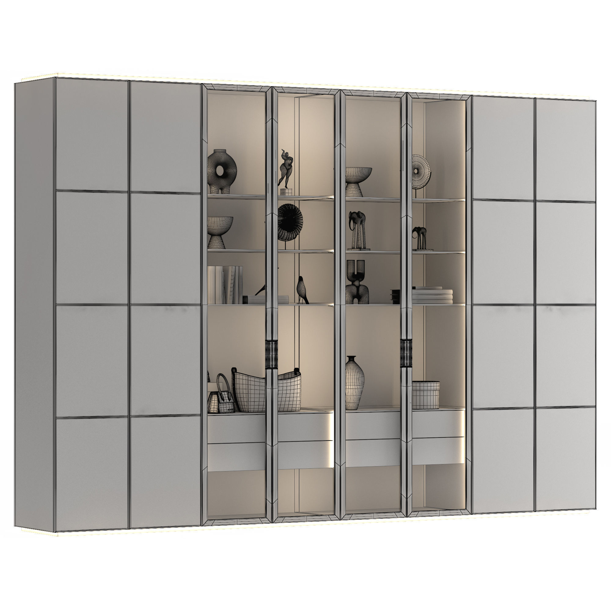 Rimadesio Modulor cabinet V3 3D model_7