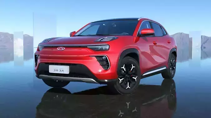 Chery EQ5 2023  EV with Lowpoly interior