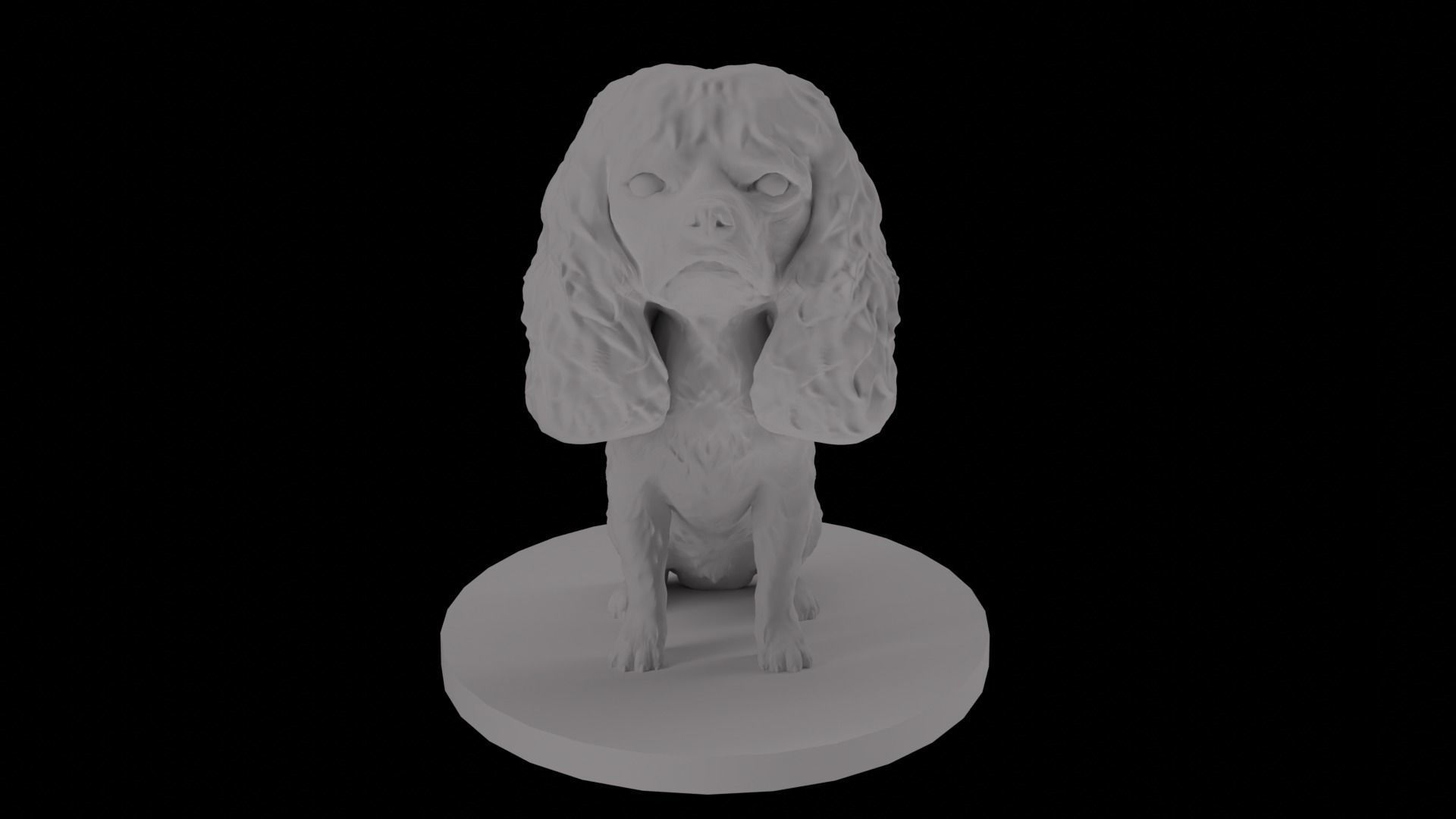 Cavalier King Charles Spaniel 3D model_1