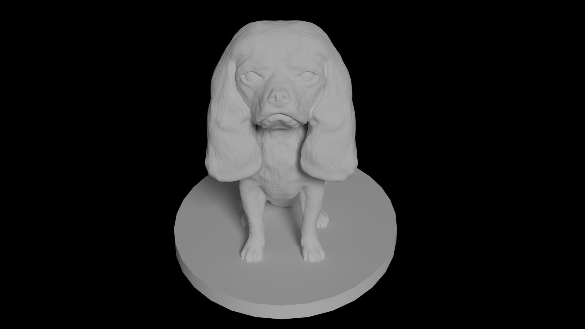 Cavalier King Charles Spaniel 3D model_5