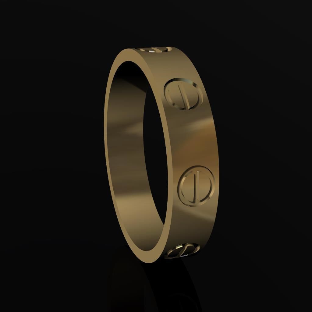 ARGOLLA DE TORNILLOS MODELO 3D  3D print model_3