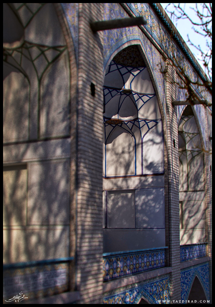 Chaharbagh School 3D model_2