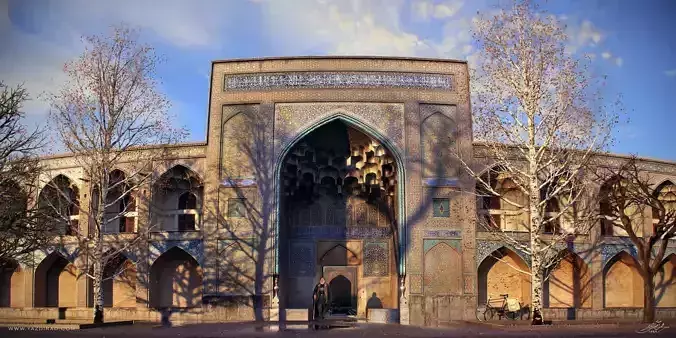 Chaharbagh School 3D model