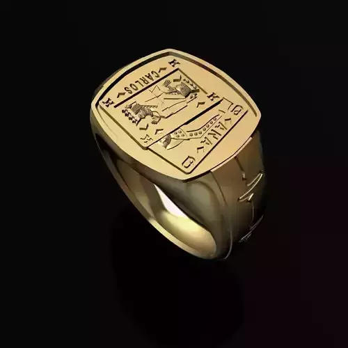 ANILLO DE CARTAS QK MODELO 3D 3D print model