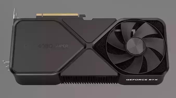 NVIDIA GEFORCE RTX 4080 SUPER FOUNDERS EDITION 3D model
