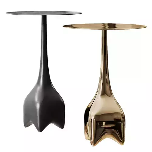 MALAGANA SIDE TABLE by AGUIRRE DESIGN 3d model 3D model