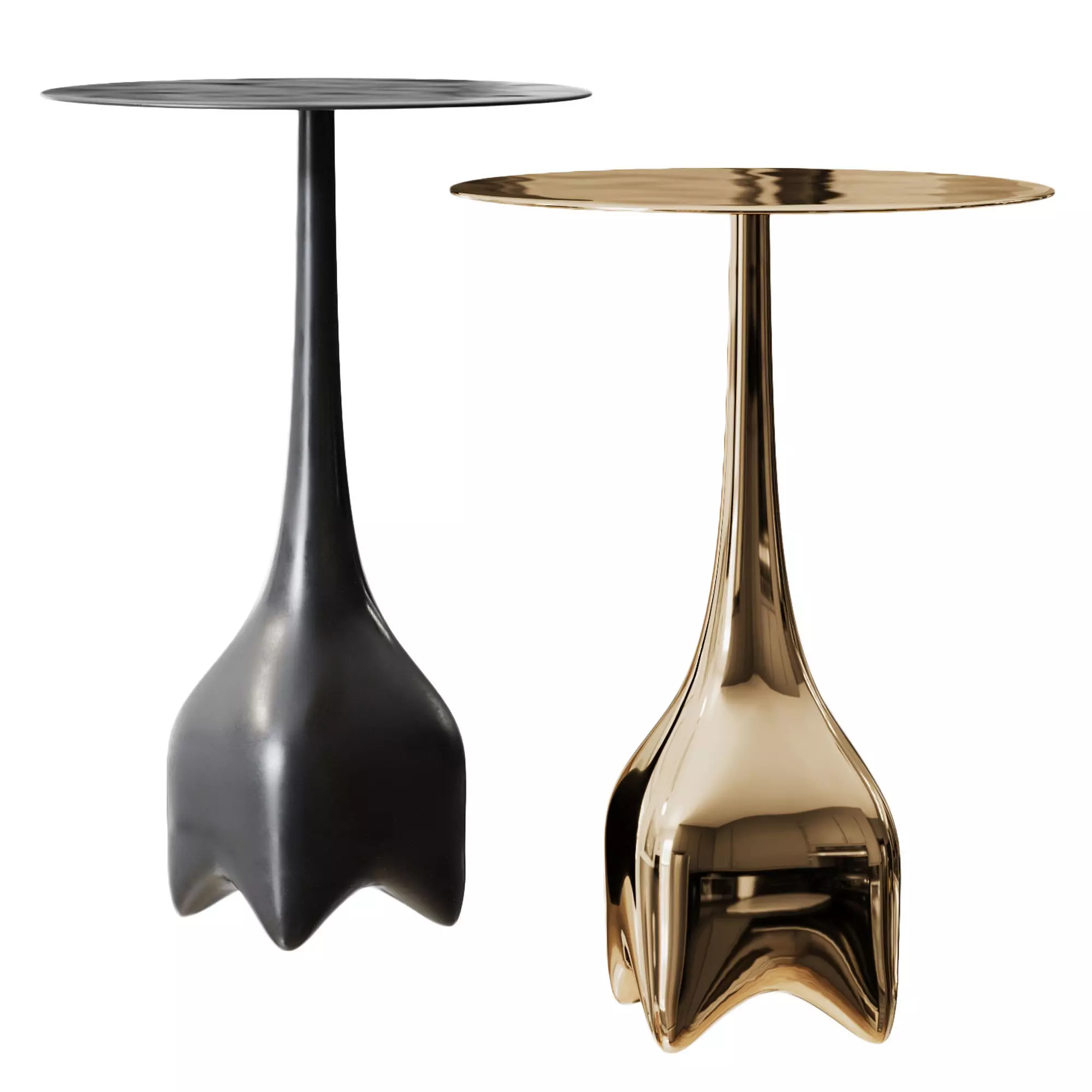 MALAGANA SIDE TABLE by AGUIRRE DESIGN 3d model 3D model_0