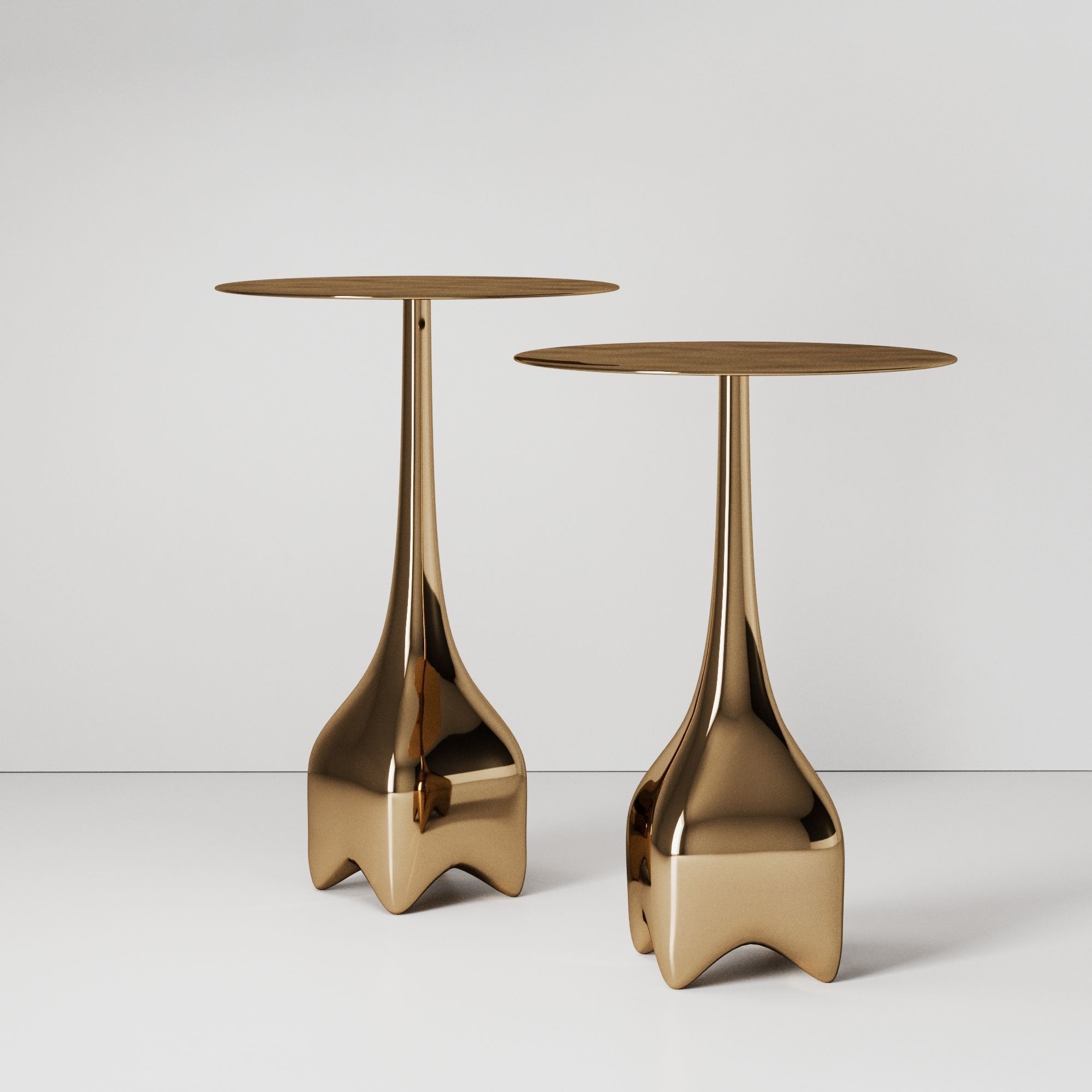 MALAGANA SIDE TABLE by AGUIRRE DESIGN 3d model 3D model_3