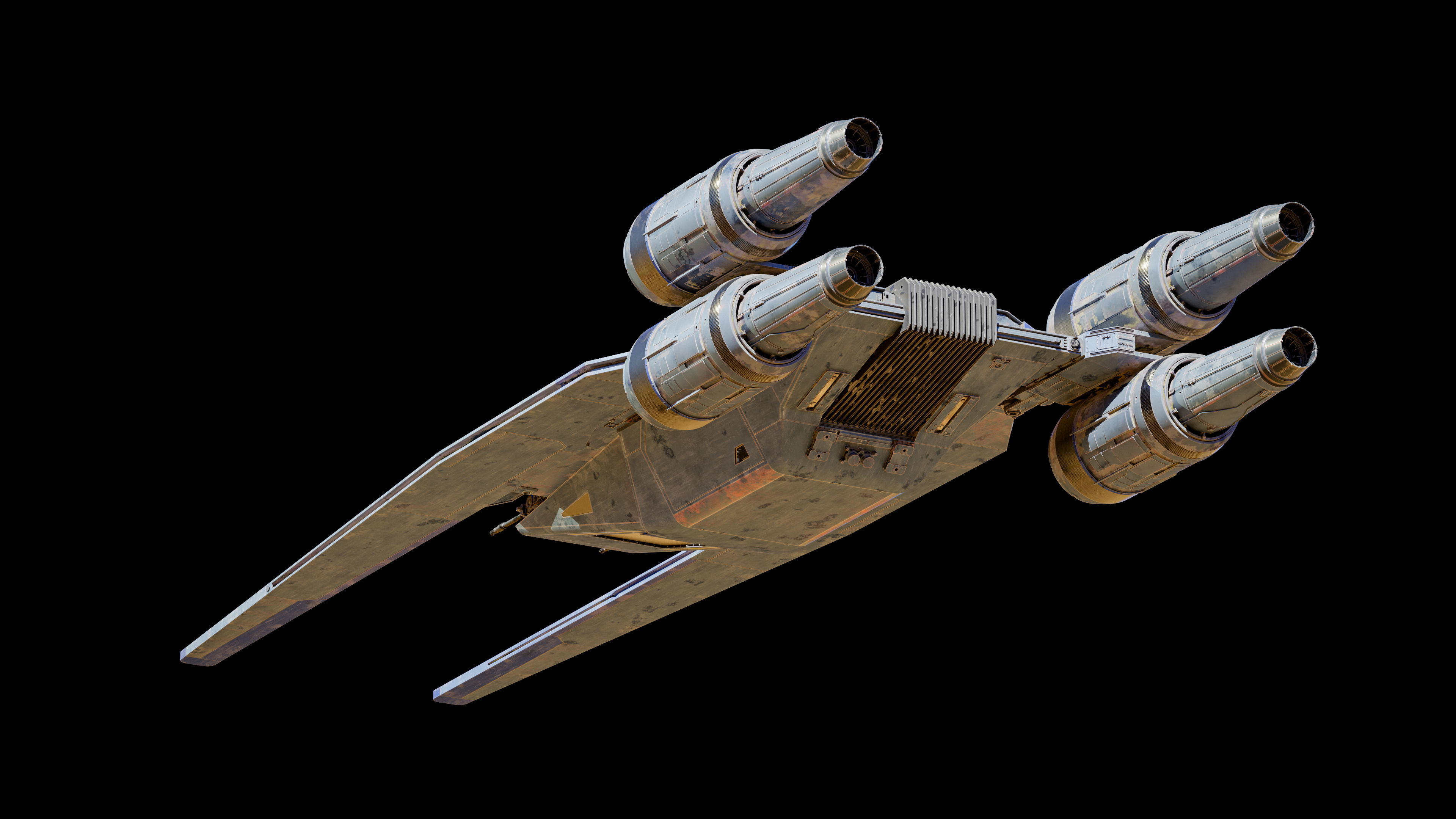 Star Wars U-WING 3D model_4