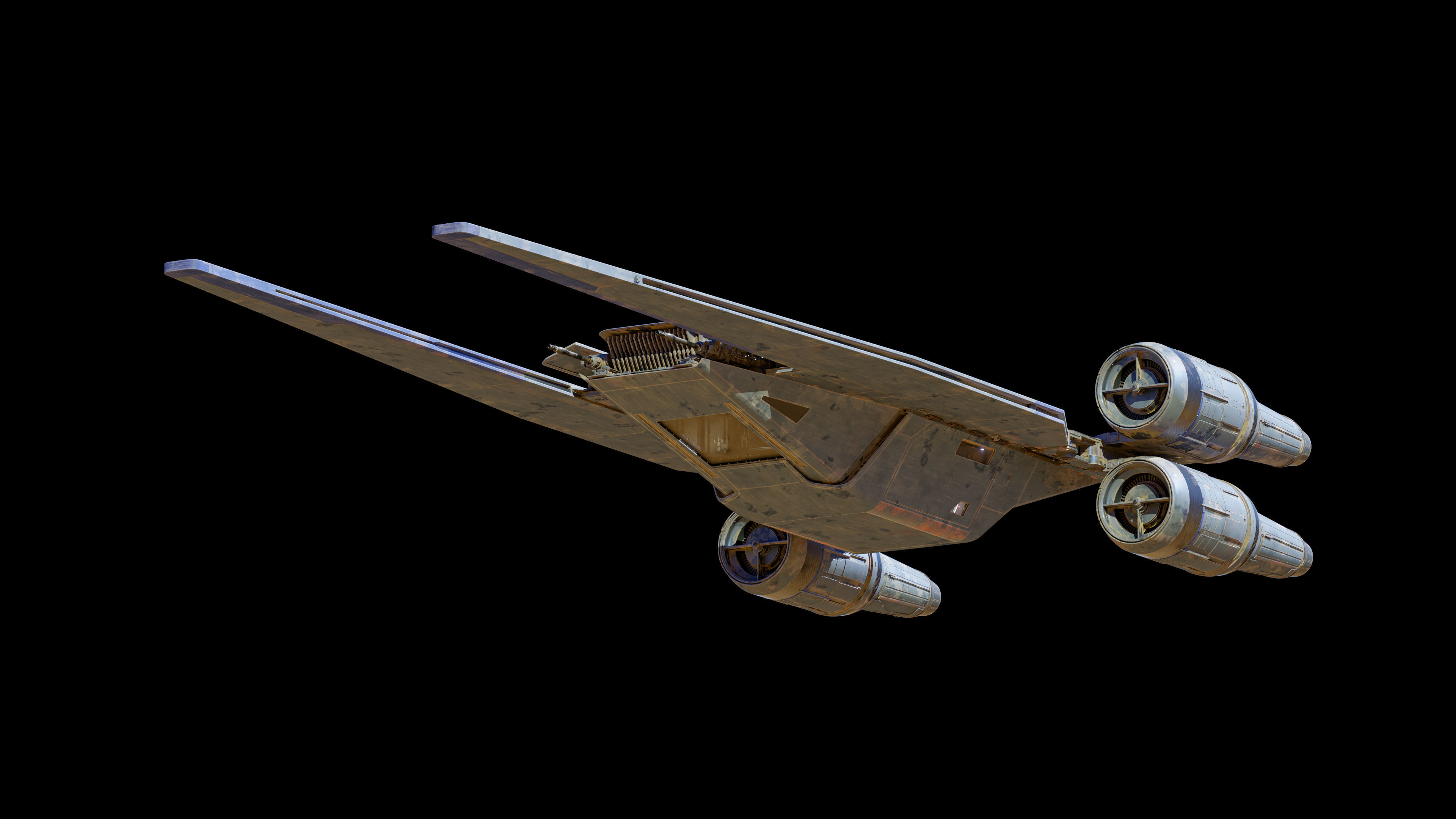 Star Wars U-WING 3D model_3