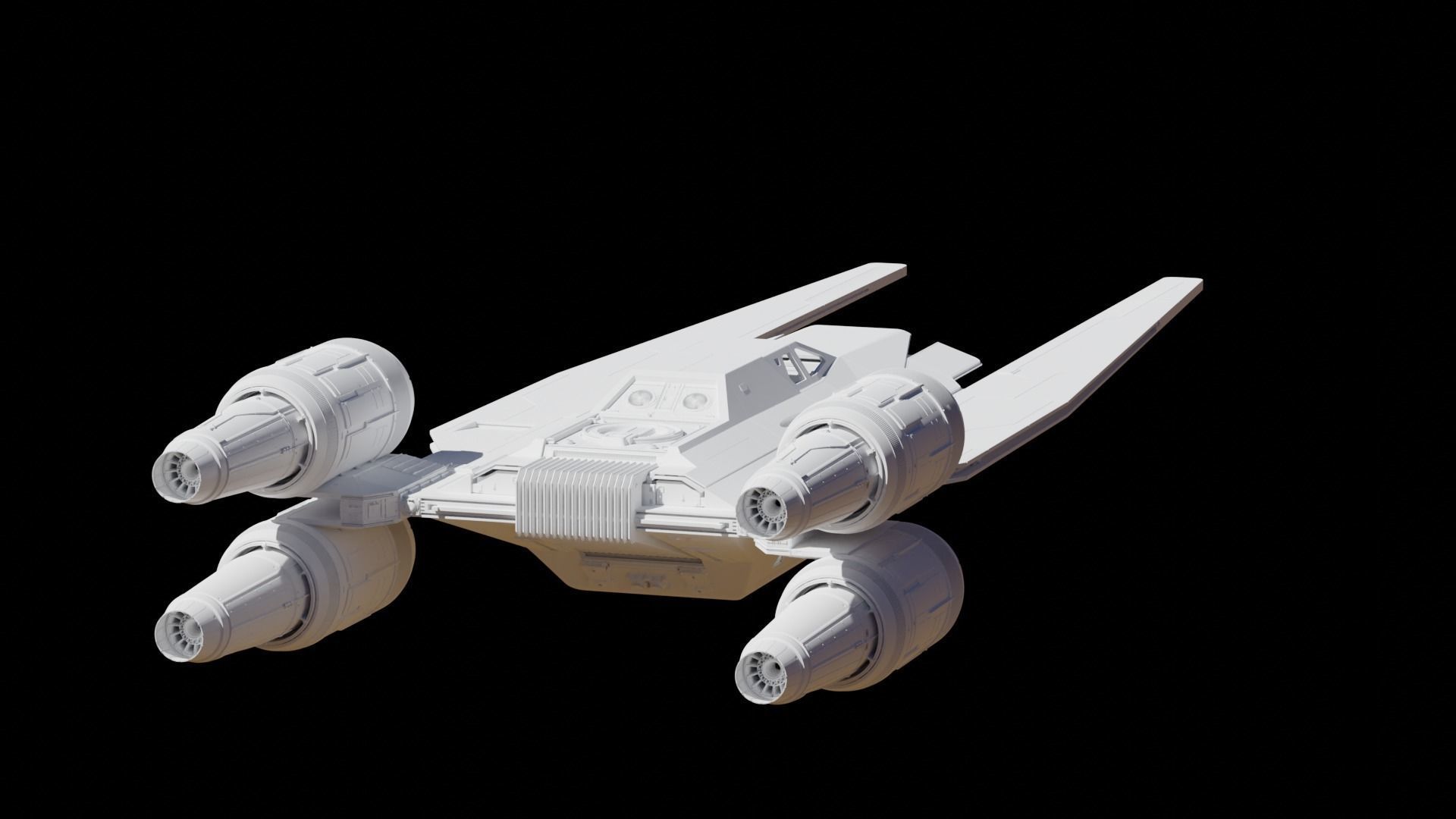 Star Wars U-WING 3D model_24