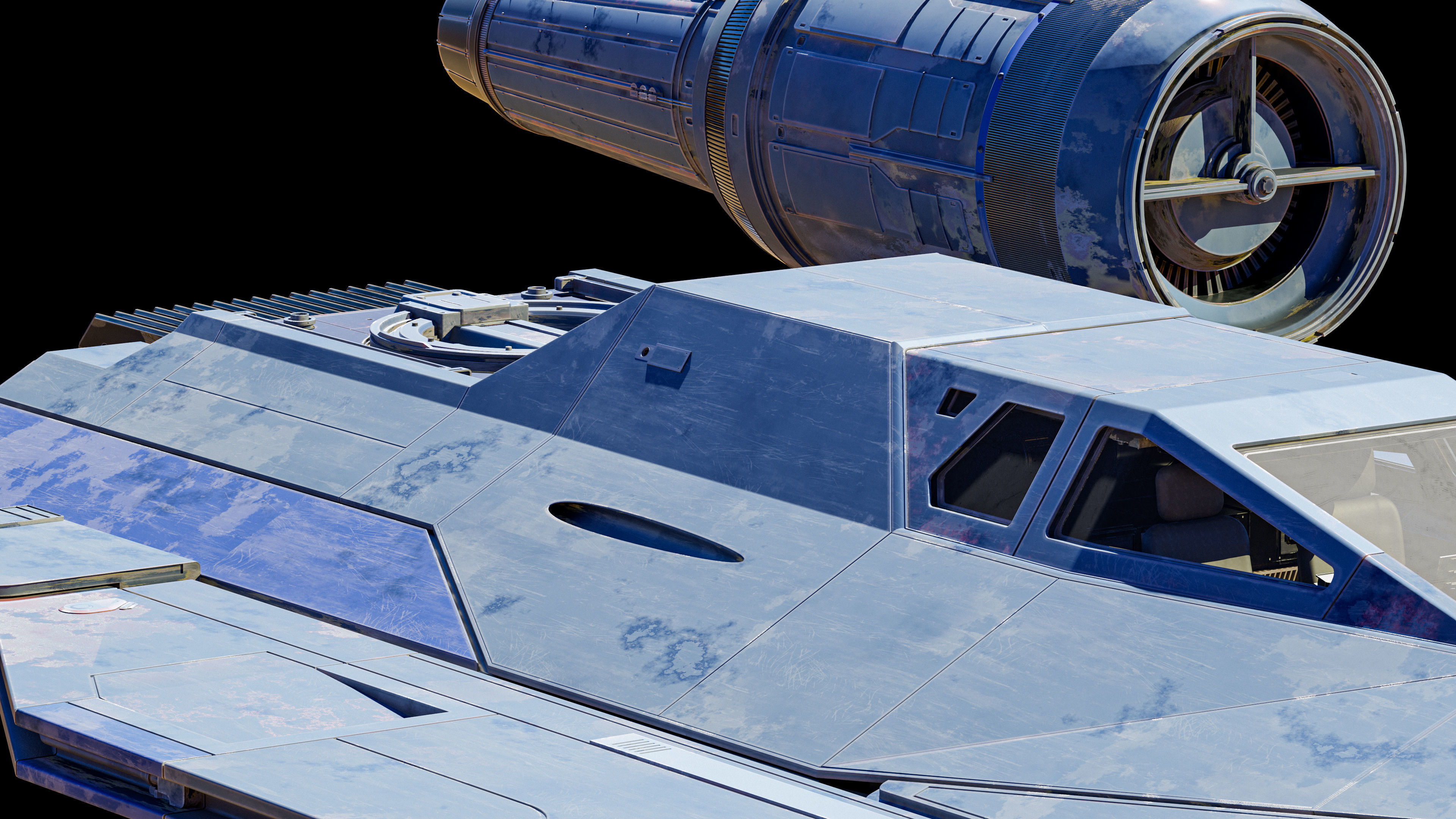 Star Wars U-WING 3D model_5