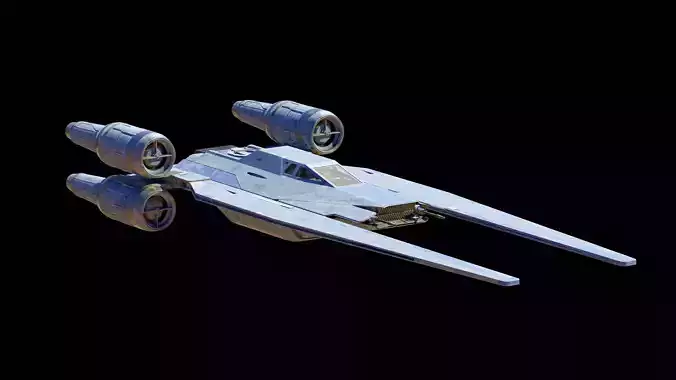 Star Wars U-WING 3D model