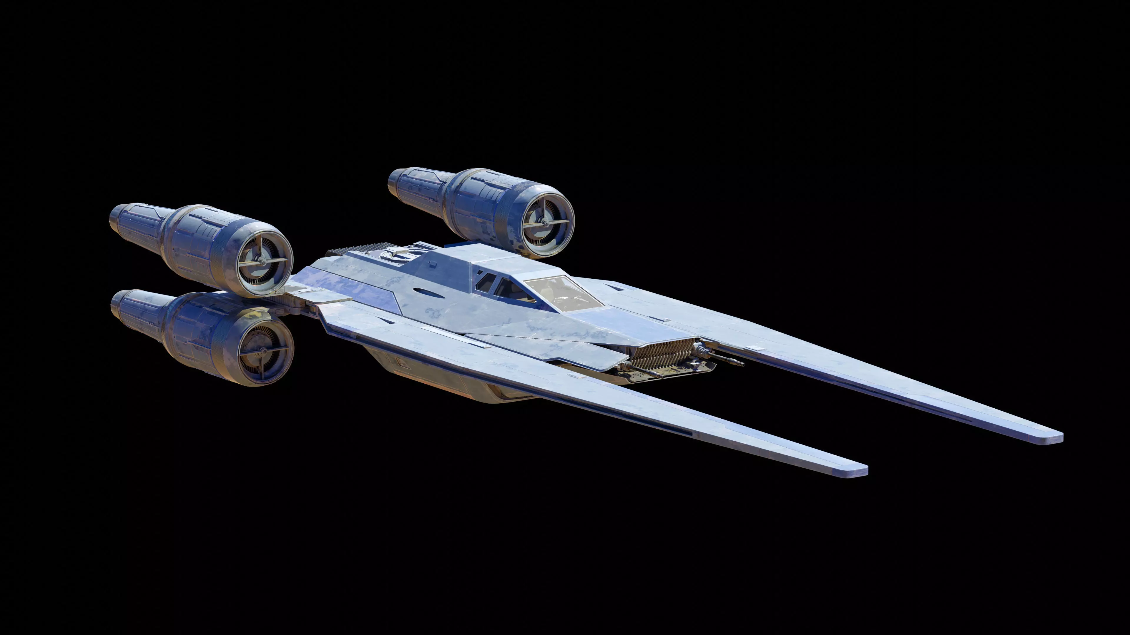Star Wars U-WING 3D model_0