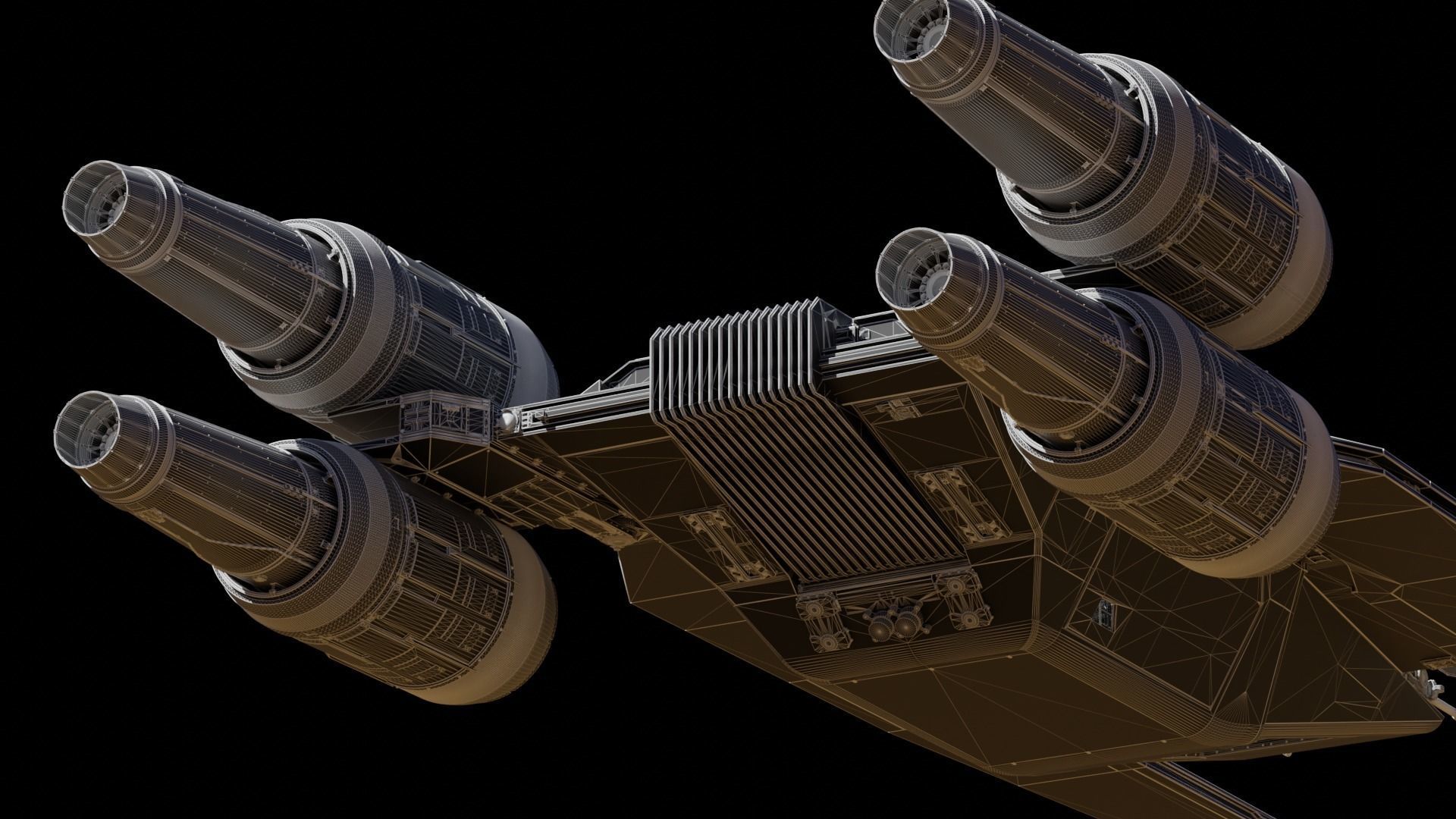 Star Wars U-WING 3D model_30