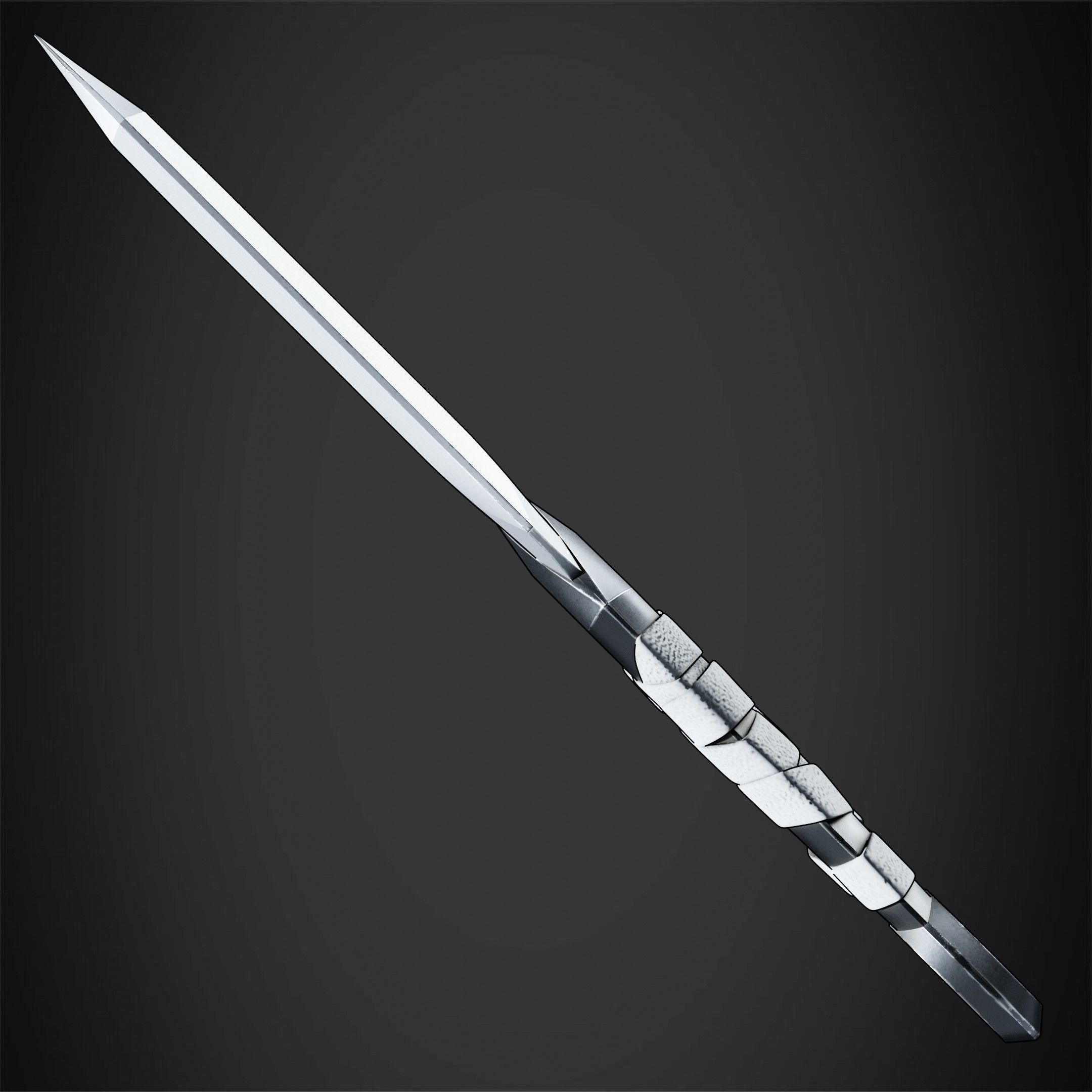 Genshin Impact Rosaria Dagger for Cosplay 3D print model_8