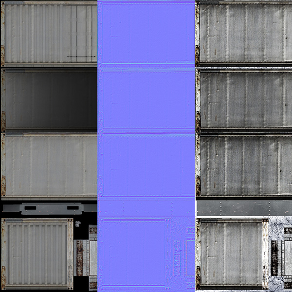 Flat-nose Truck Low-poly 3D model_5