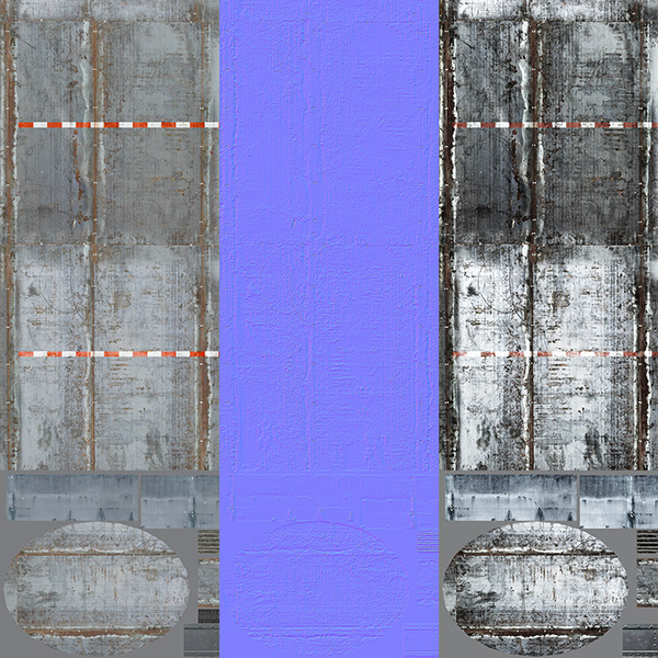 Flat-nose Truck Low-poly 3D model_6