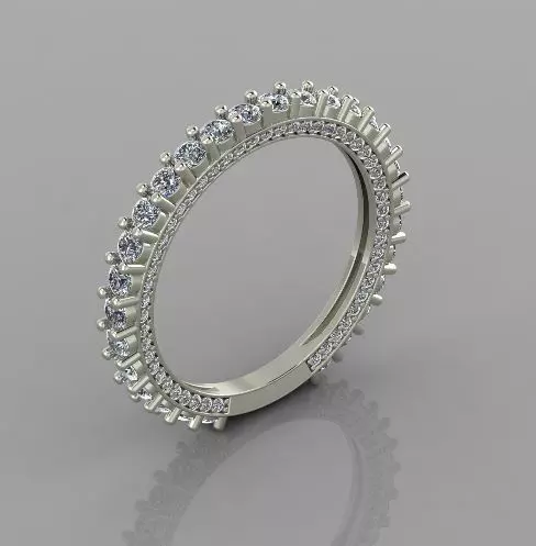 11 ring 3D print model_0