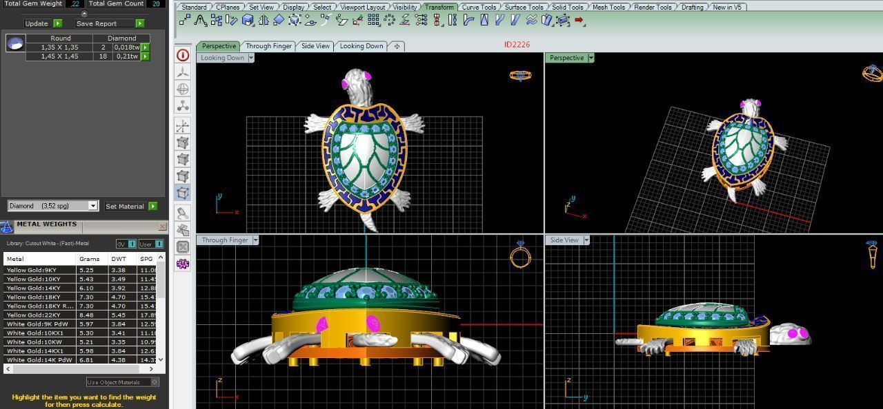 76  turtle 3D print model_3