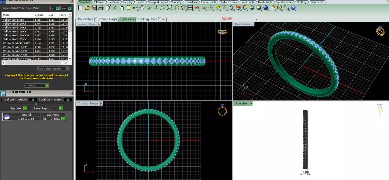 42 ring 3D print model_0