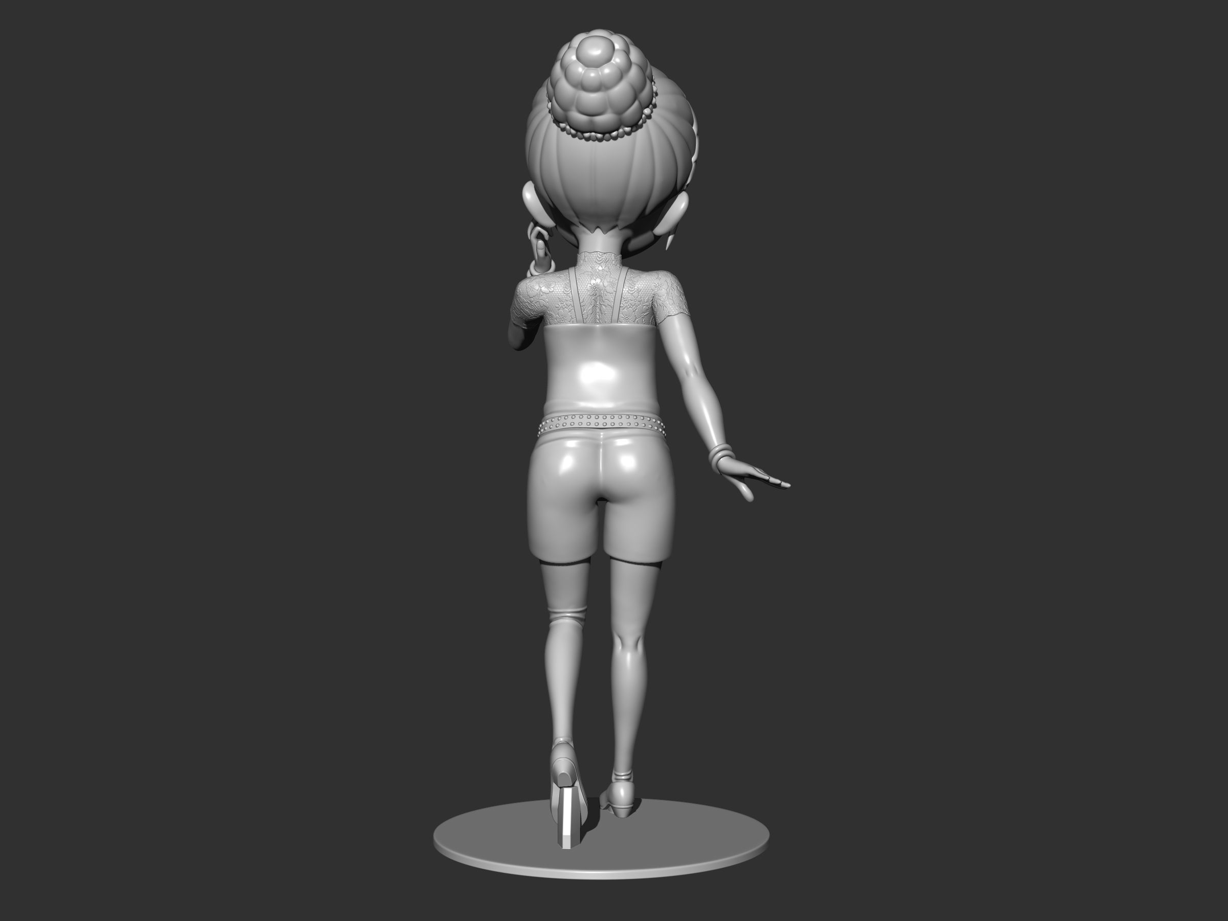 Becky Blackbell figure 3d 3D print model_11
