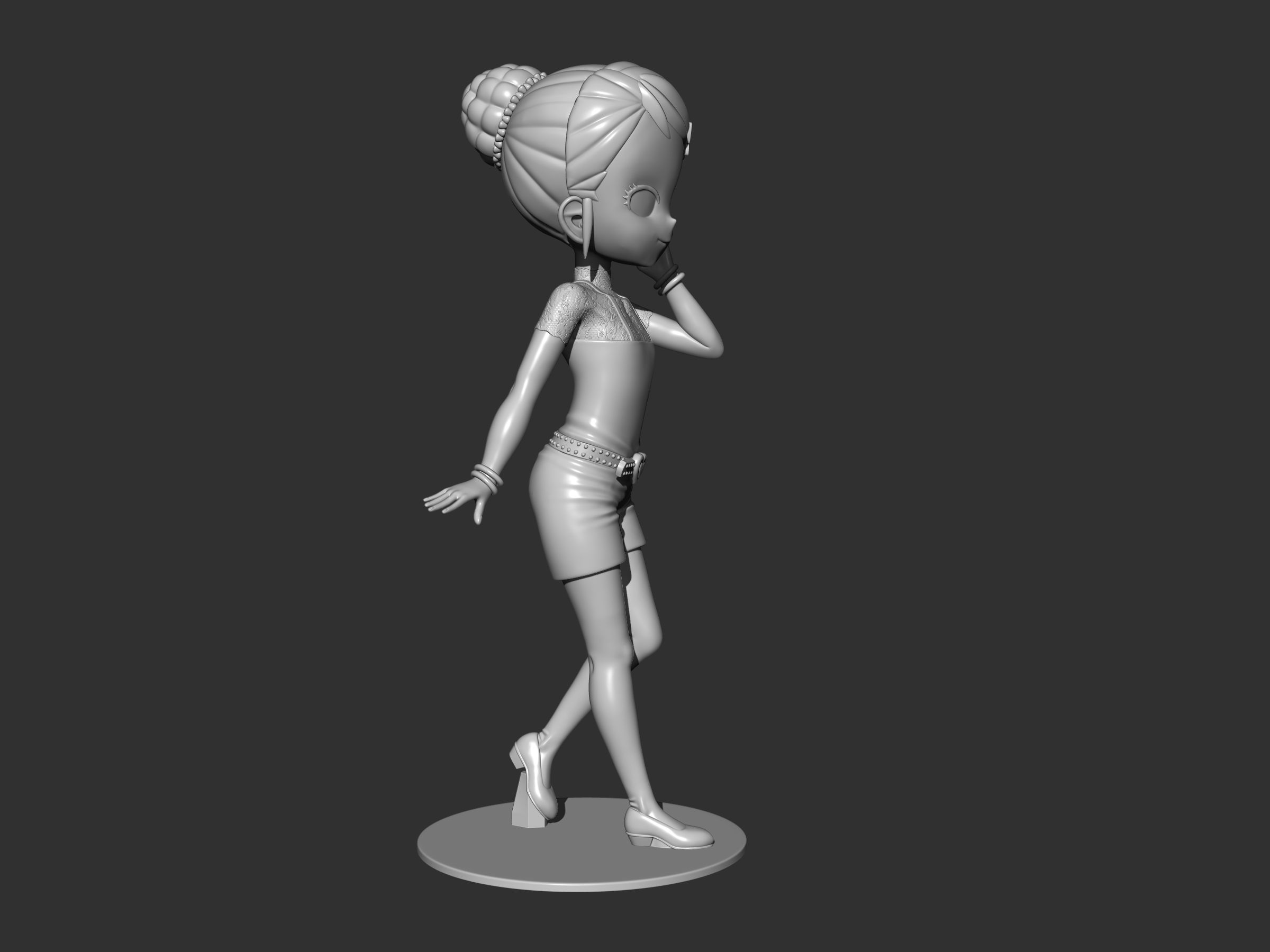 Becky Blackbell figure 3d 3D print model_12