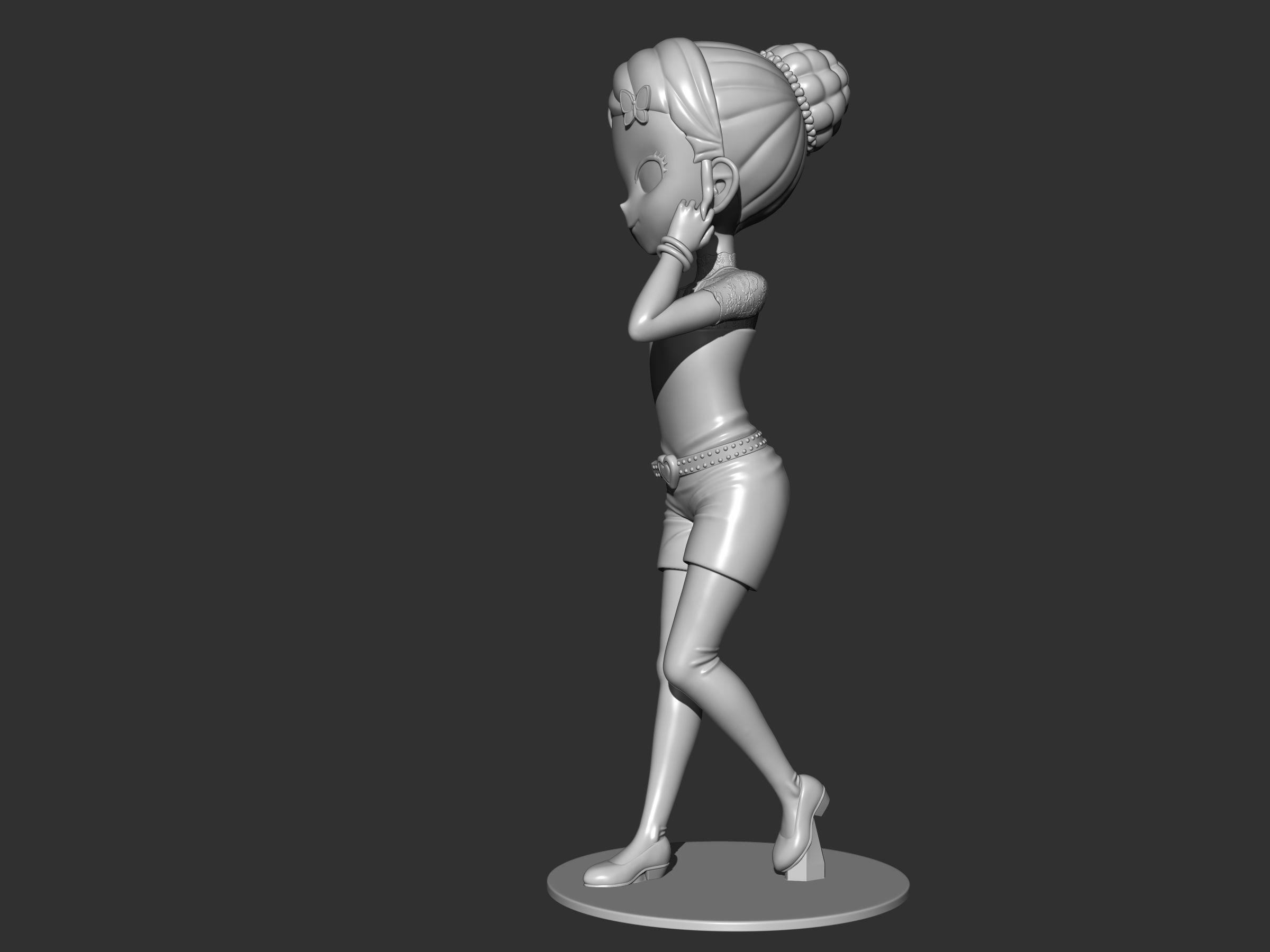 Becky Blackbell figure 3d 3D print model_10
