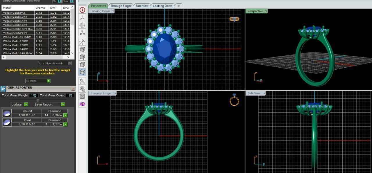 3 ring 3D print model_1