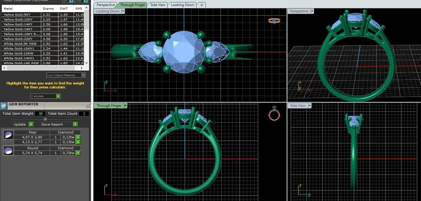 8 ring 3D print model_1
