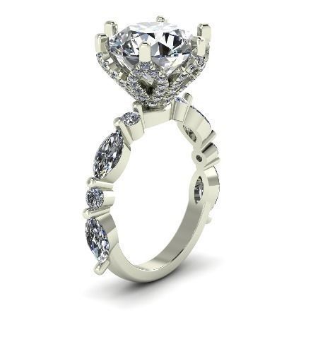 21 ring 3D print model_2