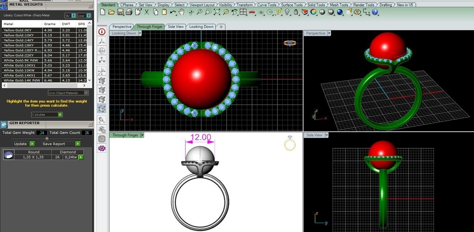 16 ring 3D print model_1