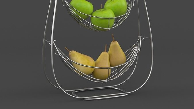 Fruit Storage Basket 3D model 3