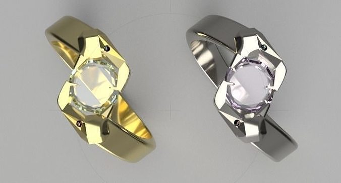 Snake ring 3D print model