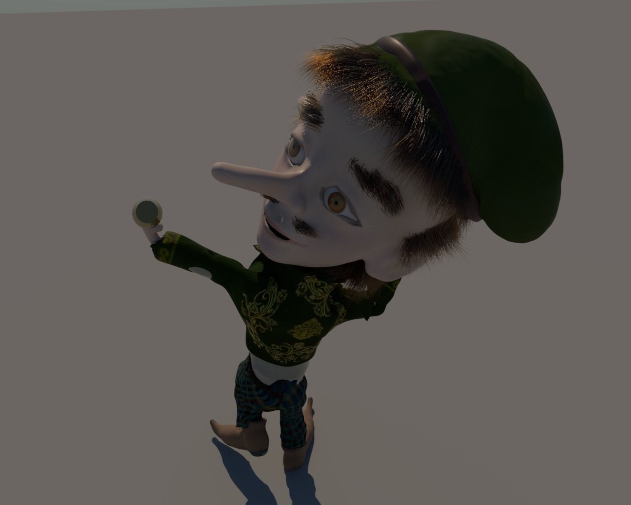 Dwarf nana rich 3D model_4