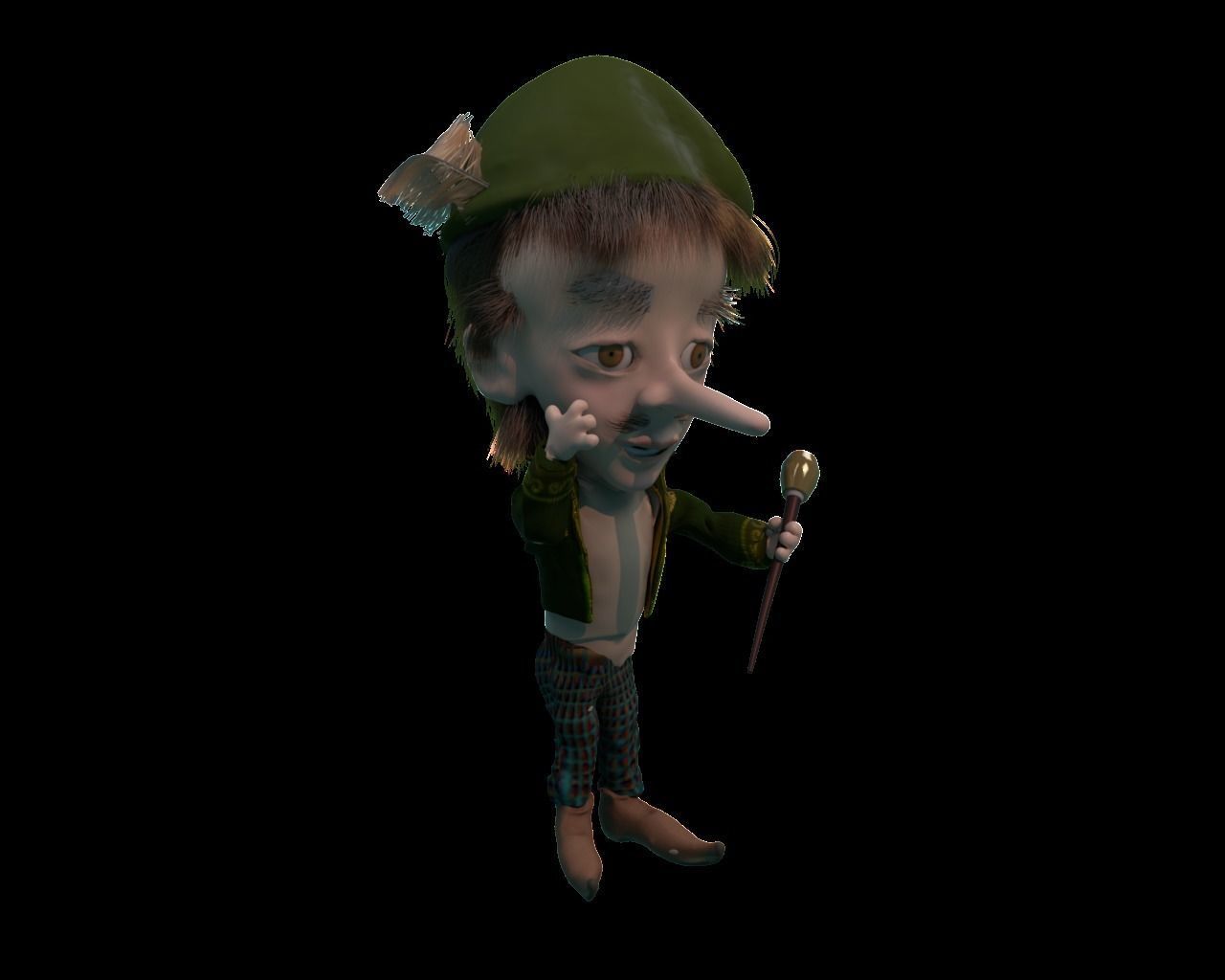 Dwarf nana rich 3D model_2