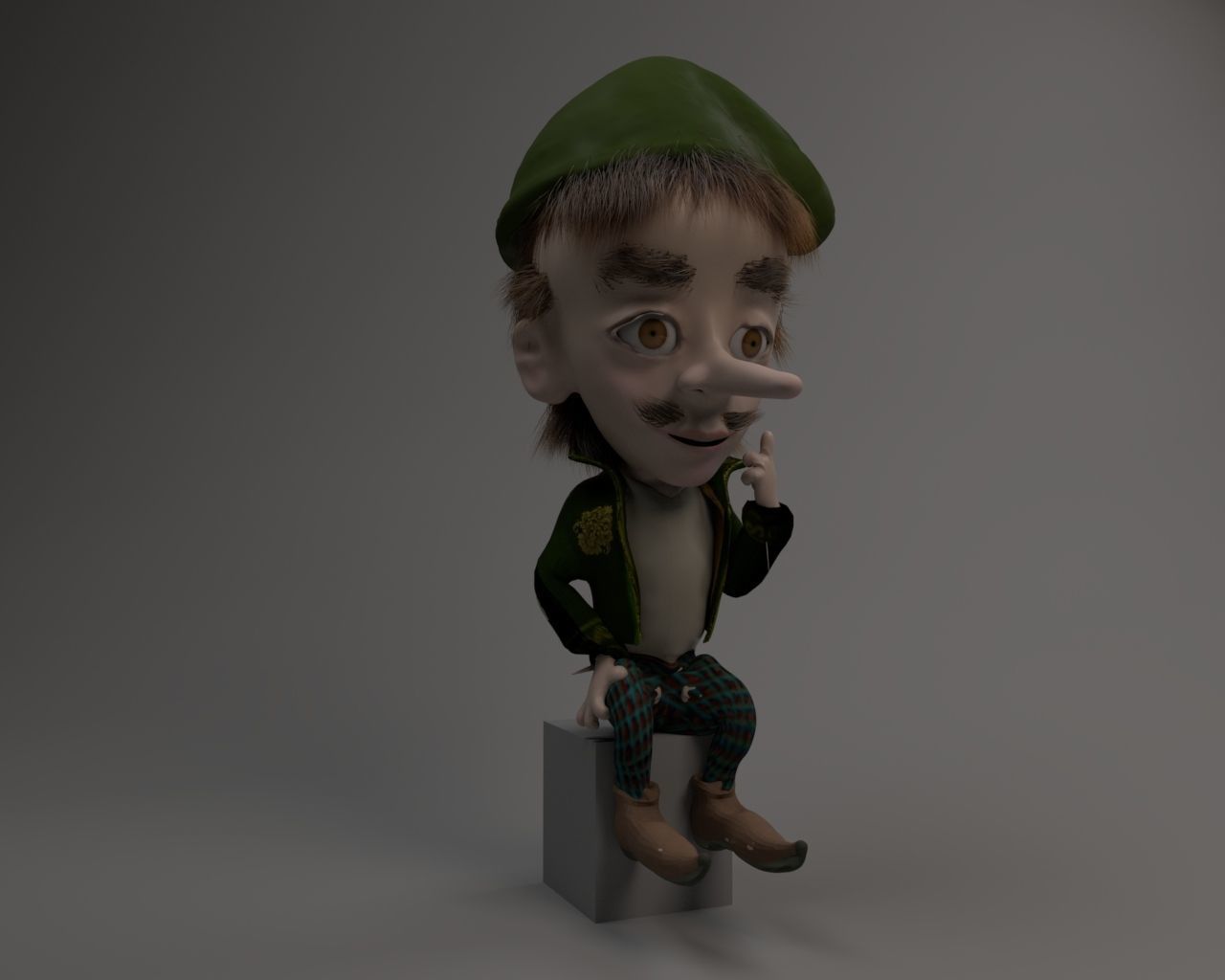 Dwarf nana rich 3D model_9