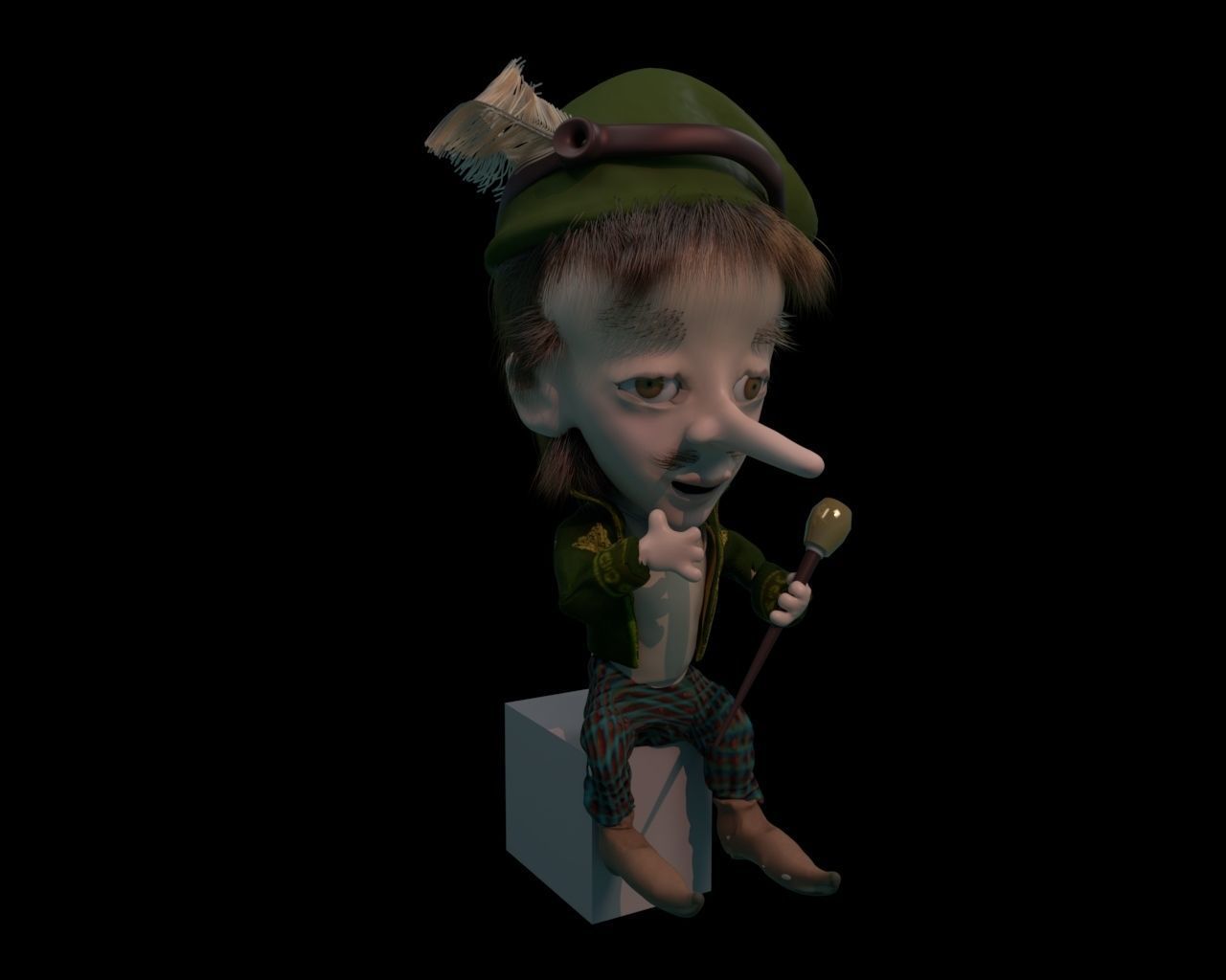 Dwarf nana rich 3D model_12